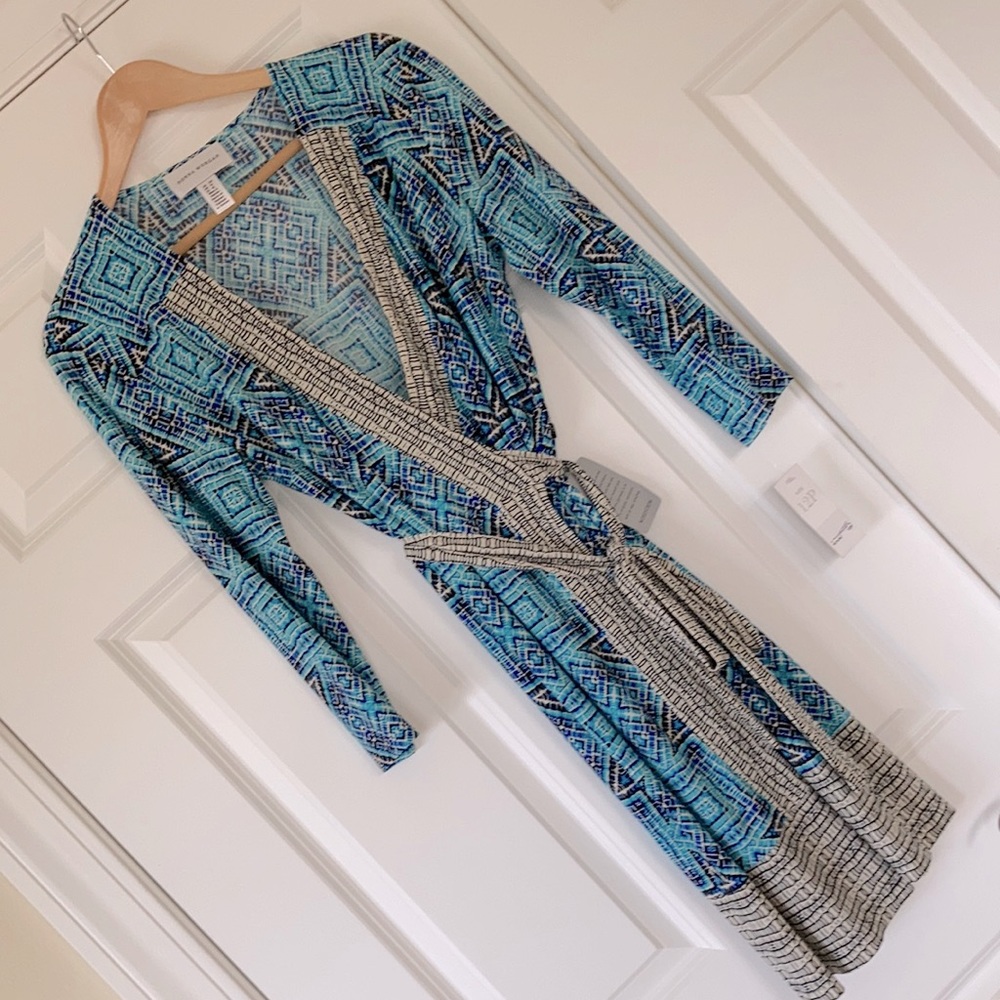 Donna Morgan faux wrap dress Sz 12P